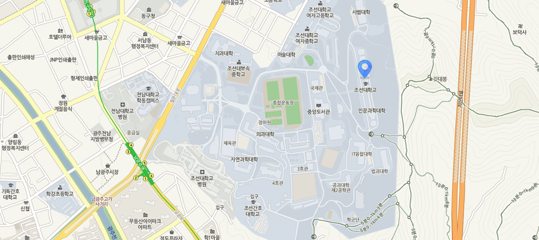 대학혁신사업지원센터 위치 지도
